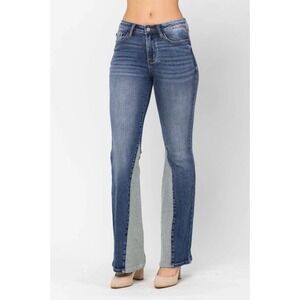 Judy Blue Georgia‎ Panel Flare Jeans Bell Bottoms Size 11/30